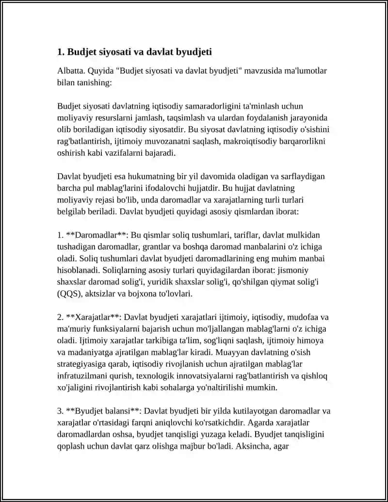 Budjet siyosati va davlat byudjeti 3