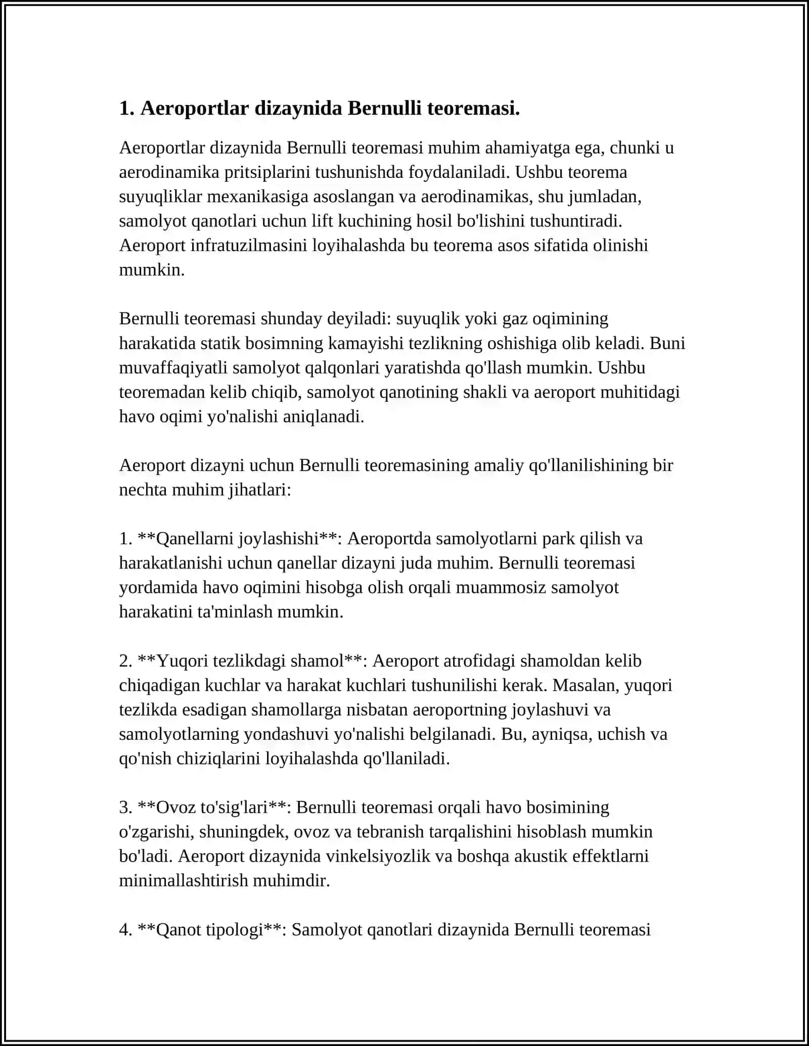 BEMULLI TEOREMASINING AMALIYOTDAGI TADBIQLARI 3