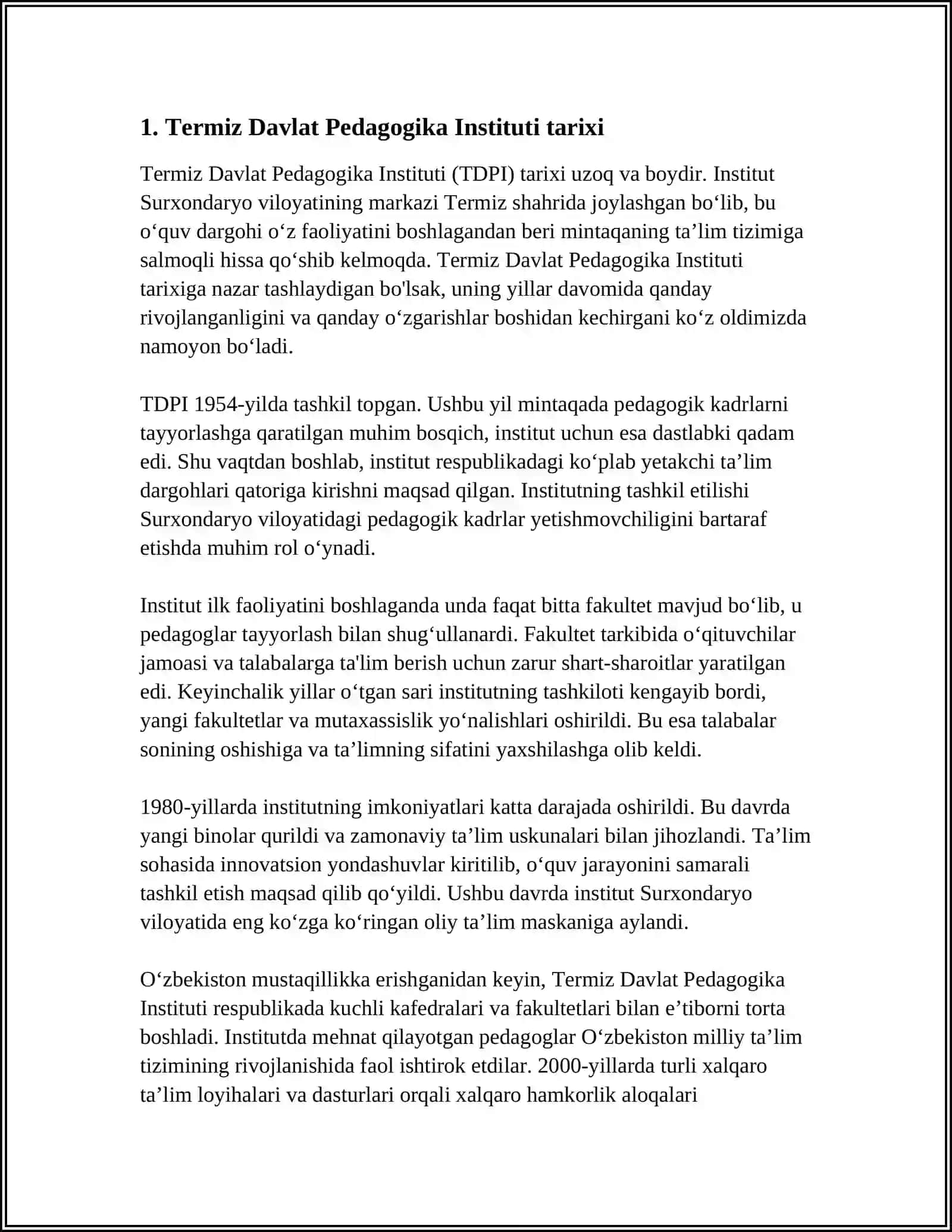 Termiz Davlat Pedagogika Instituti 3