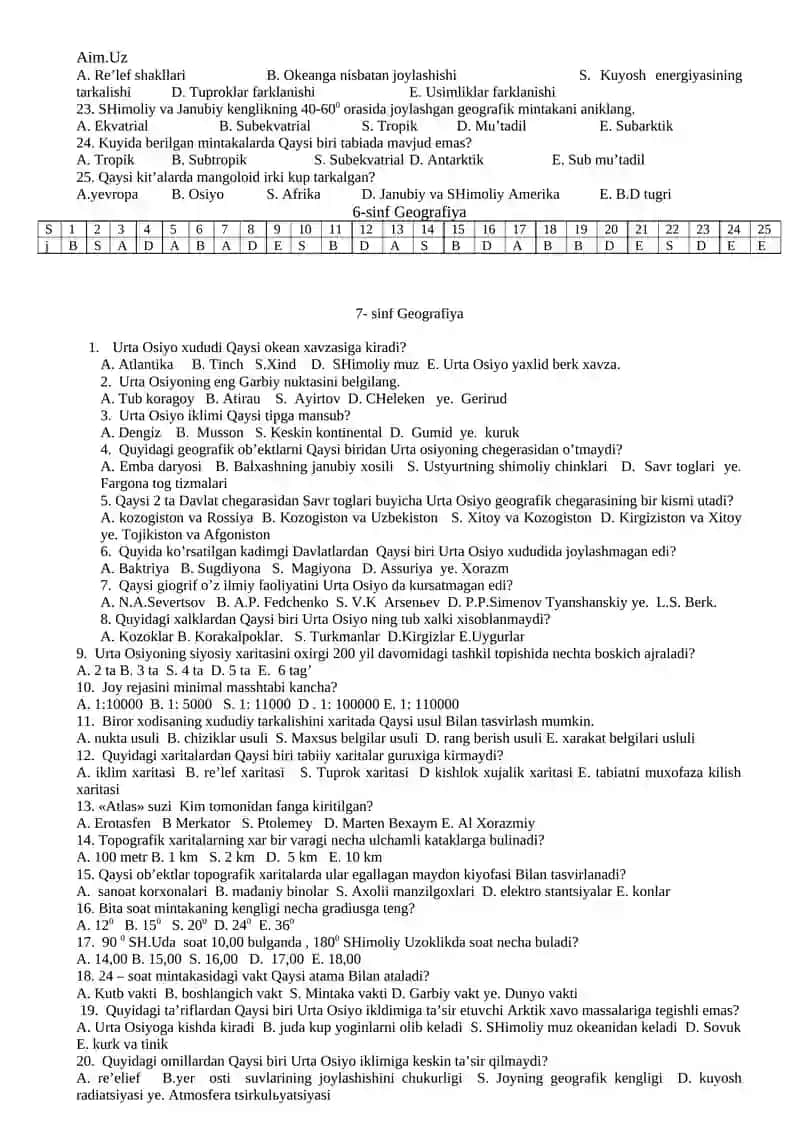 5- sinf Geografiya 3