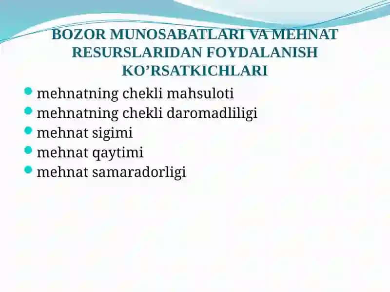 ISHLAB CHIQARISH OMILLARI BOZORI 3