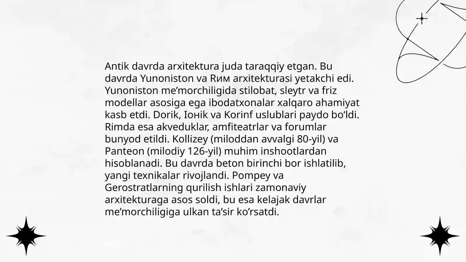 Antik davr madaniyati va sa'nati 3