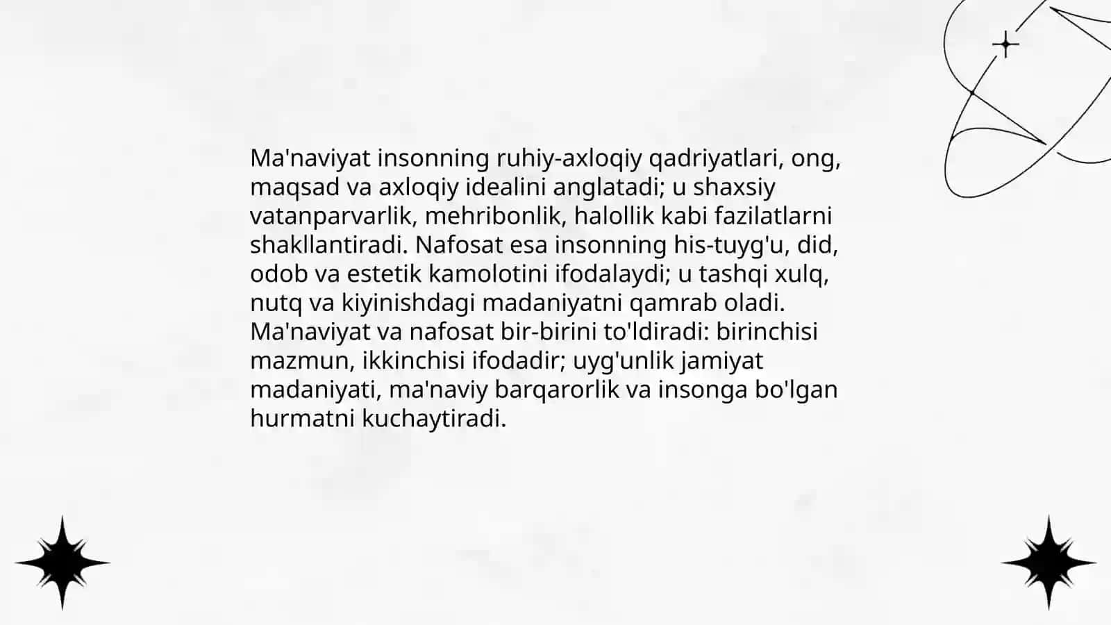 Ma'naviyat va nafosat 3