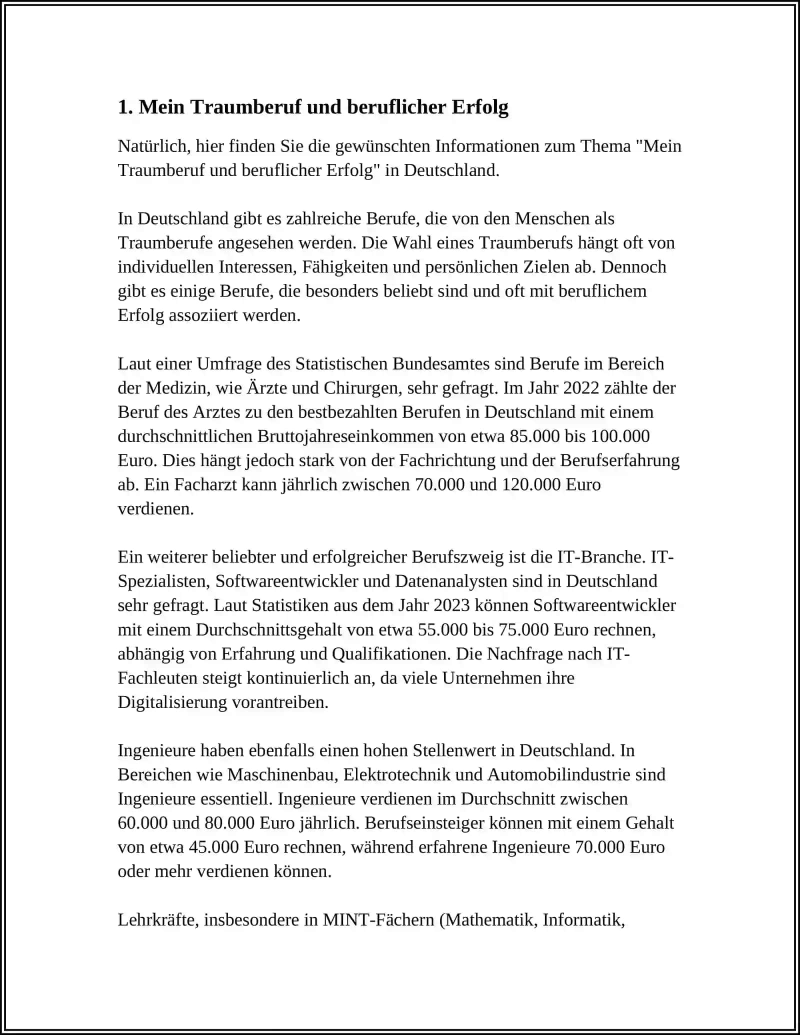 MEIN TRAUM FÜR DIE ZUKUNFT 3