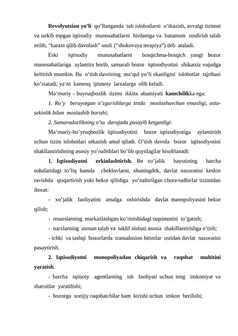 BOZOR IQTISODIYOTI MODULLARI 3