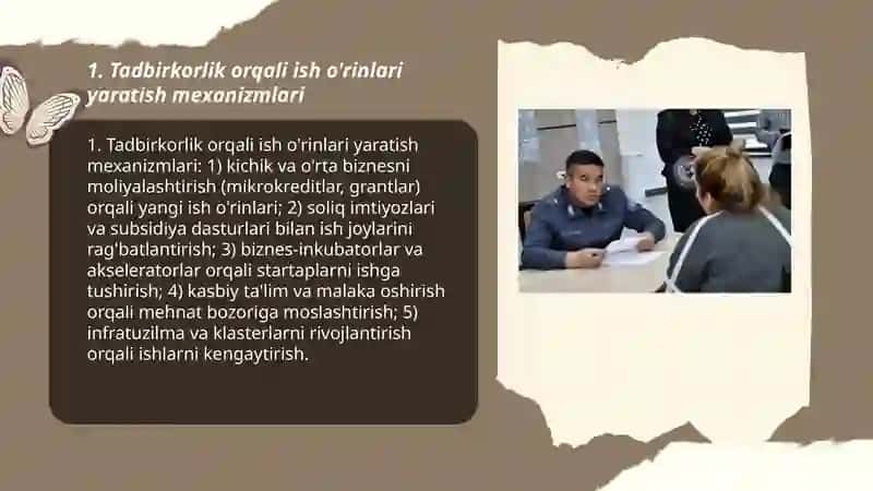 Tadbirkorlikning tutgan o'rni 3