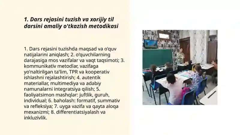 Xorijiy til va adabiyot yonalishi amaliyot 3