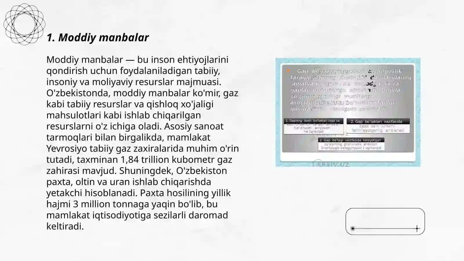 Moddiy manbalar 3
