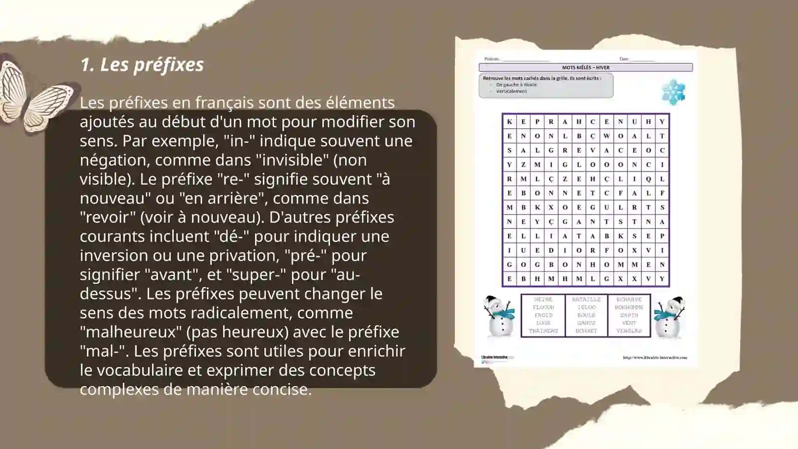 La formation des mots 3