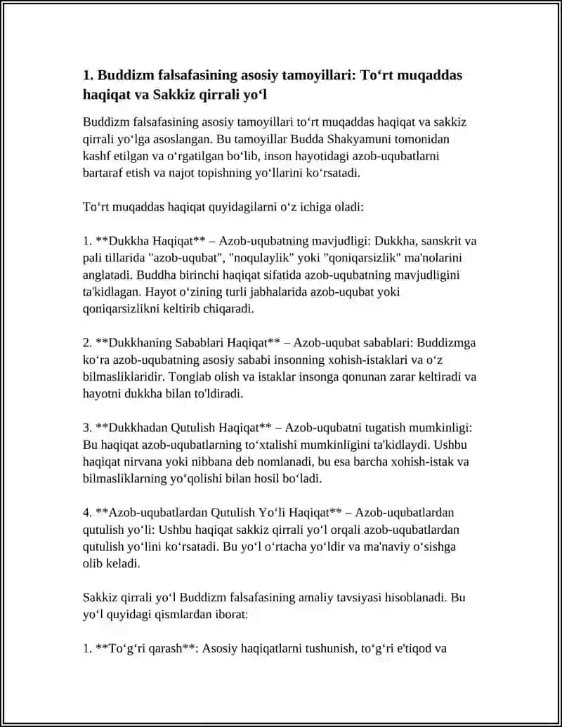 Buddizm Falsafasi 3
