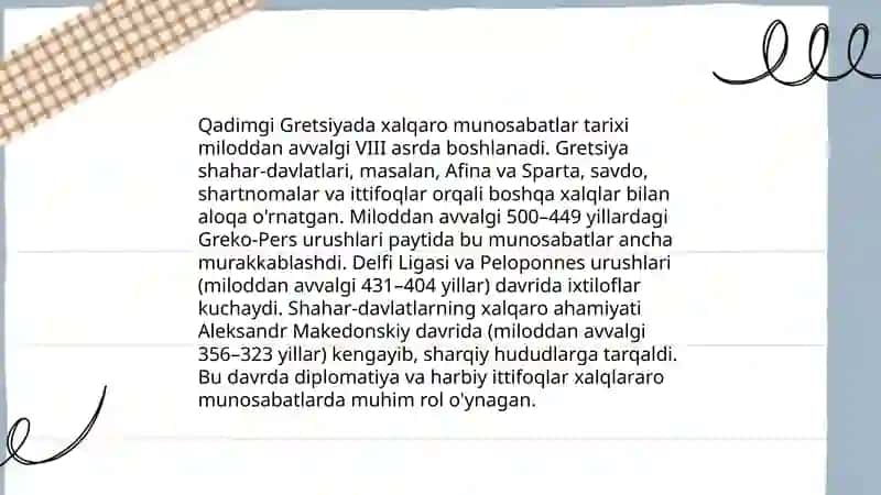 Qadimgi gretsiyada xalqaro munosabatlar va diplomatiya 3
