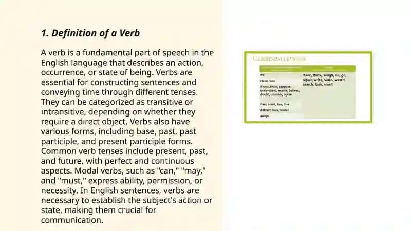 The verb and its types structural semantic and functional types of verbs 3