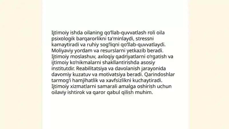 Ijtimoiy ishda oilaning roli 3