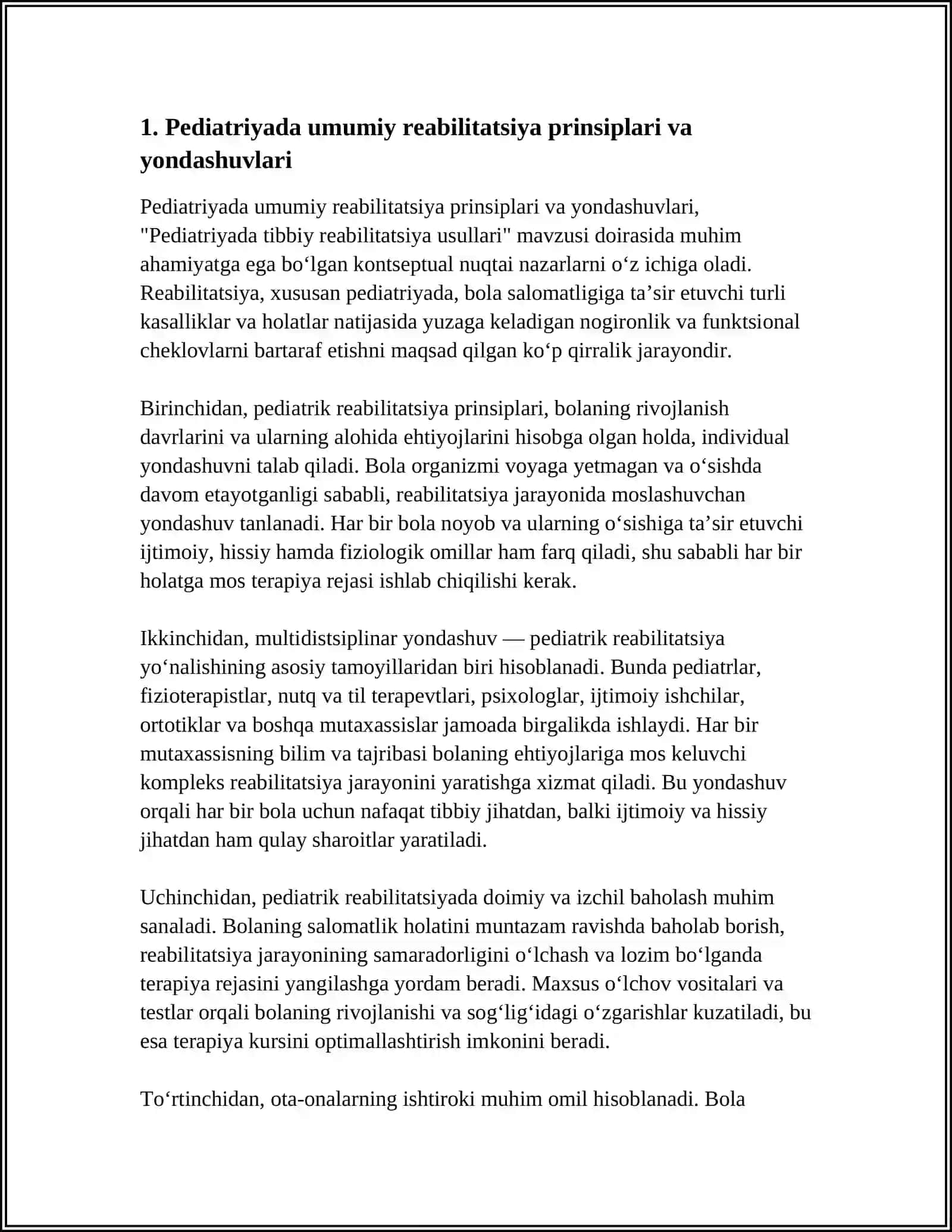 PEDIATRIYADA TIBBIY REABILITATSIYA USULLARI 3