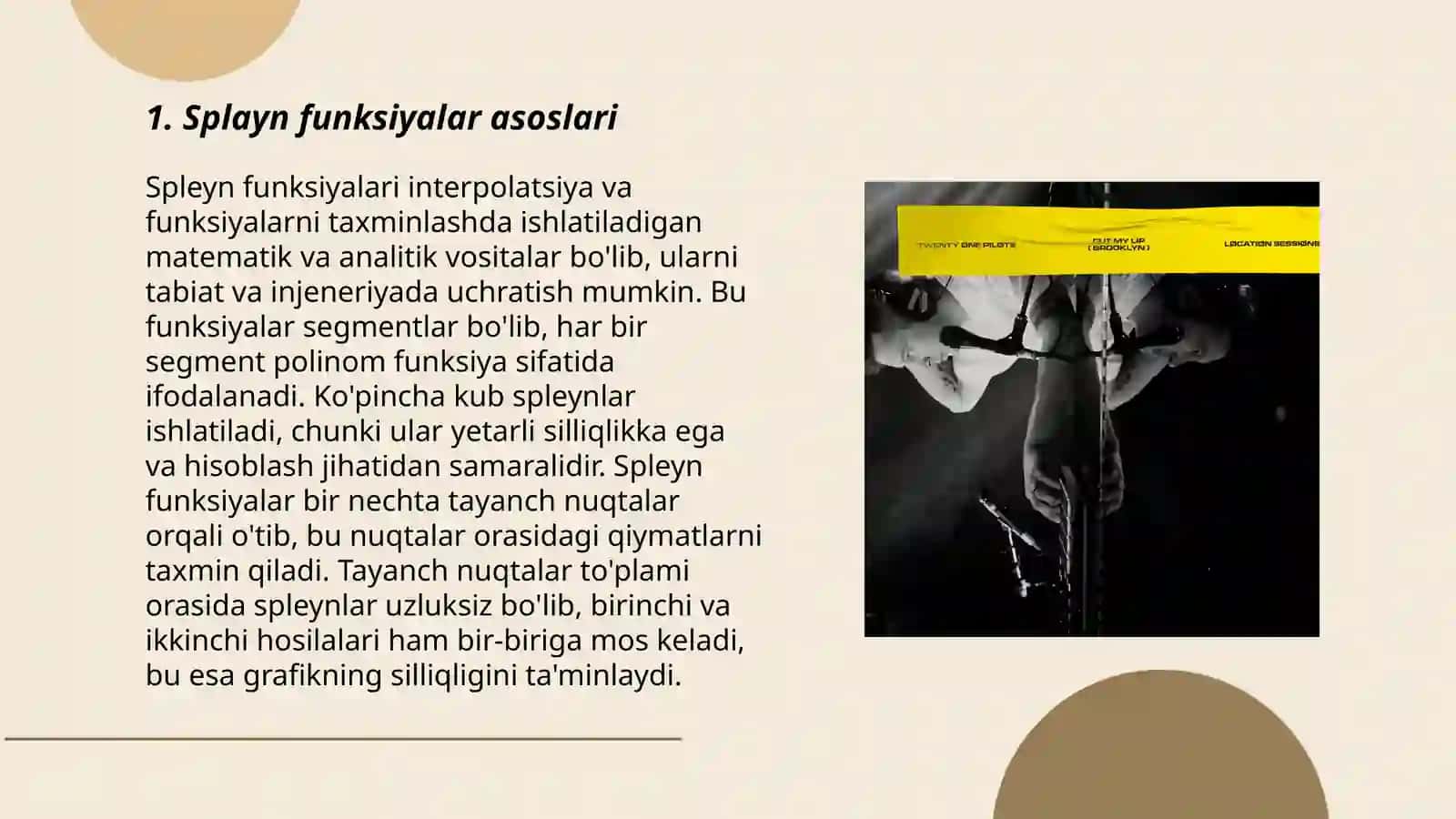 Splayn funksiyalar asoslari 3