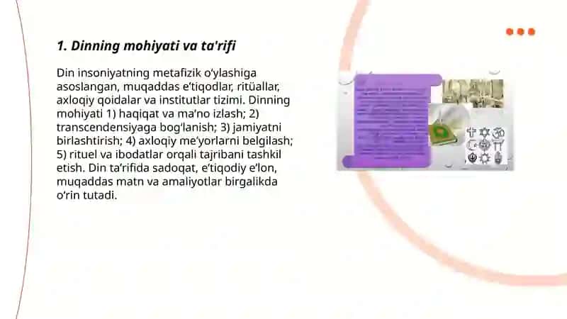 Dinning mohiyati va ta'rifi 3
