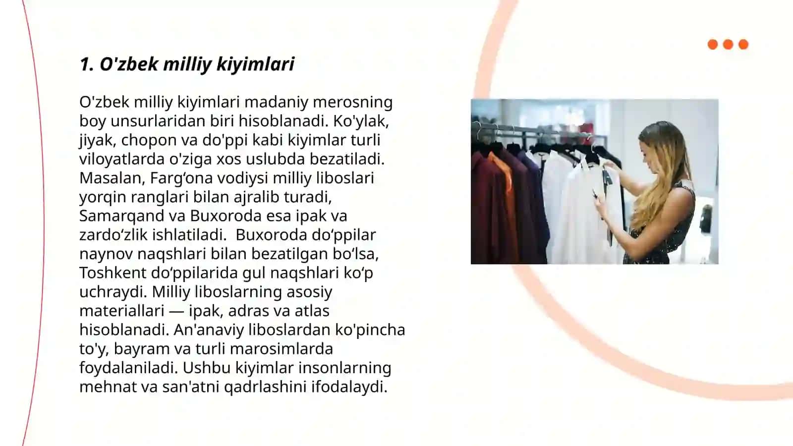 O'zbek milliy kiyimlari 3