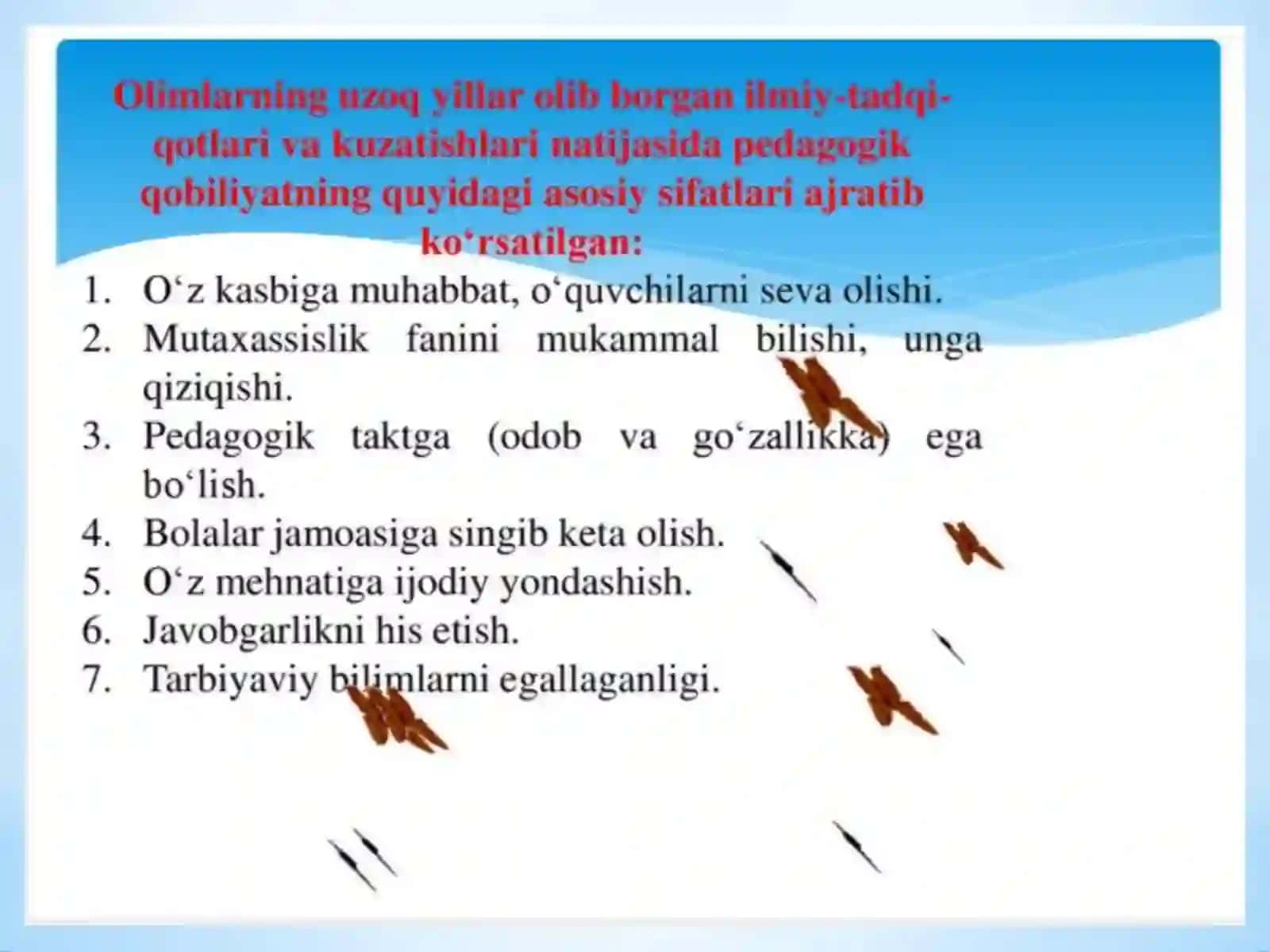 Pedagogik qobiliyat turlari (V.A. Krutetskiyga ko'ra) 3