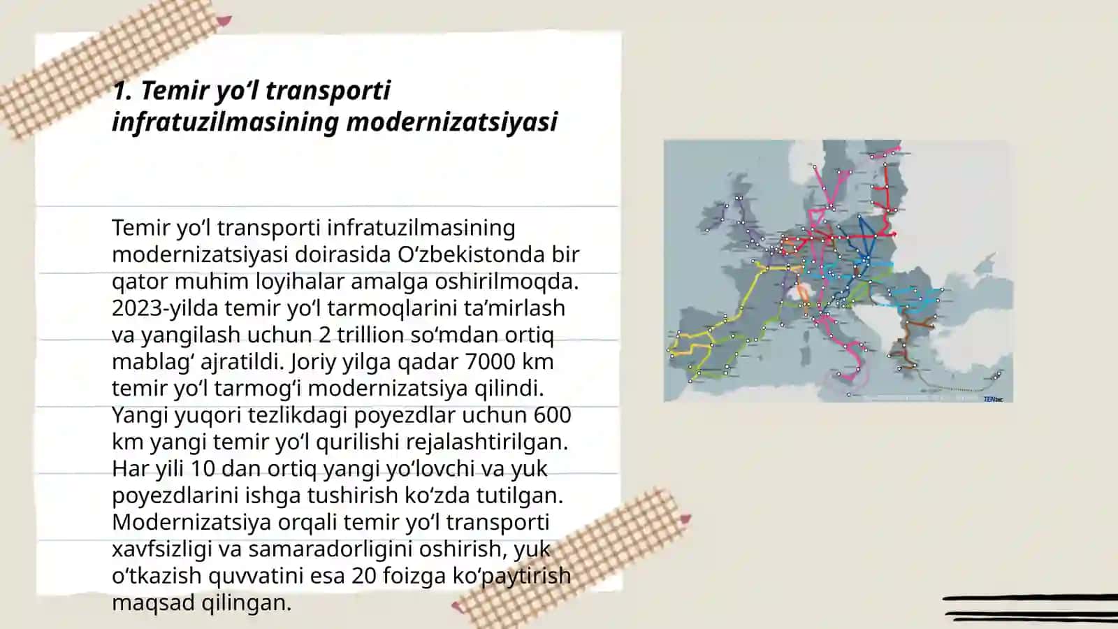 Temir yo'l transporti tasnifi va rivojlanishining ilmiy texnik muammolari 3