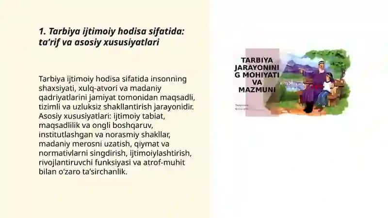 Tarbiya nazariyasi 3