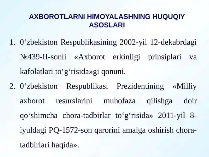 QarMIIAXBOROT TEXNOLOGIYALARI 3