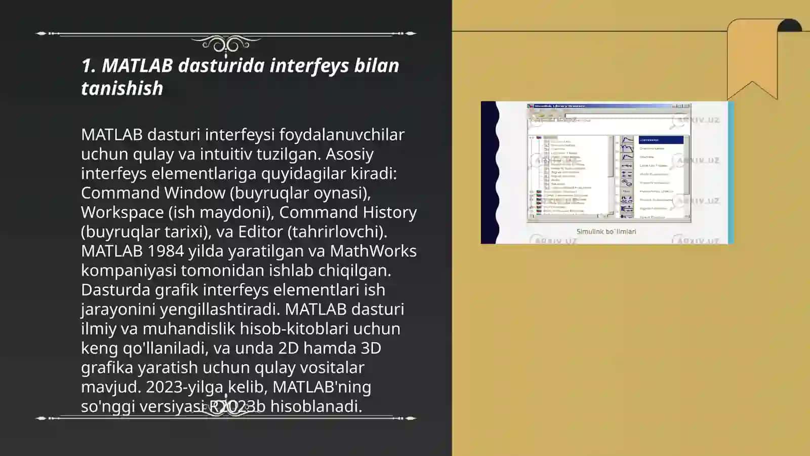 MATLAB dasturi 3