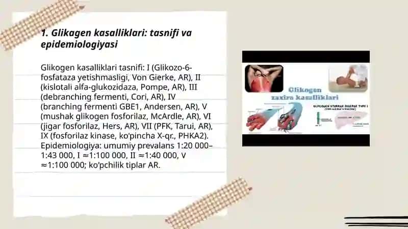 Glikagen kasalliklari 3