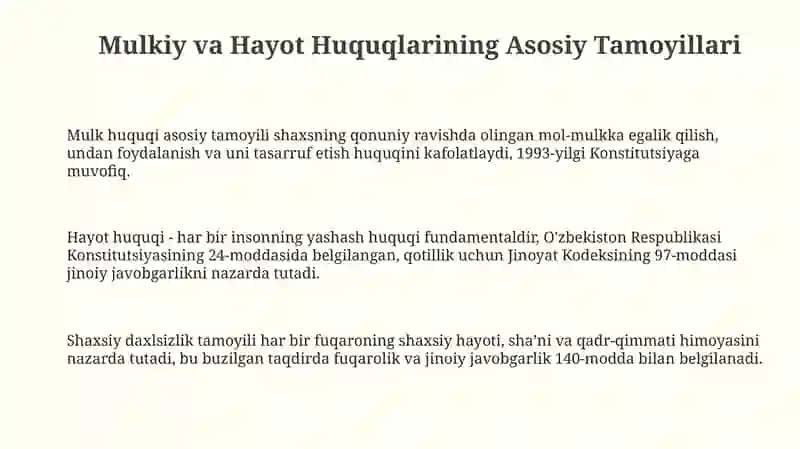 Mul va jomga bulgan muomila 3