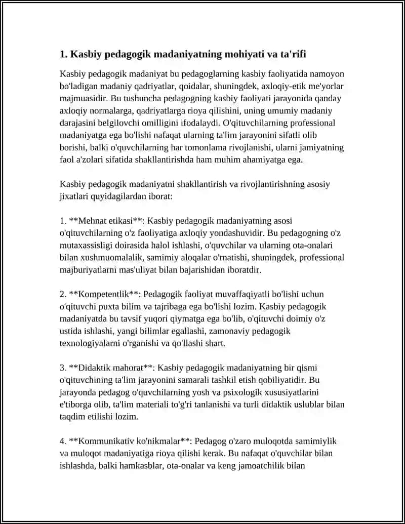 Kasbiy pedagogik madaniyat 3