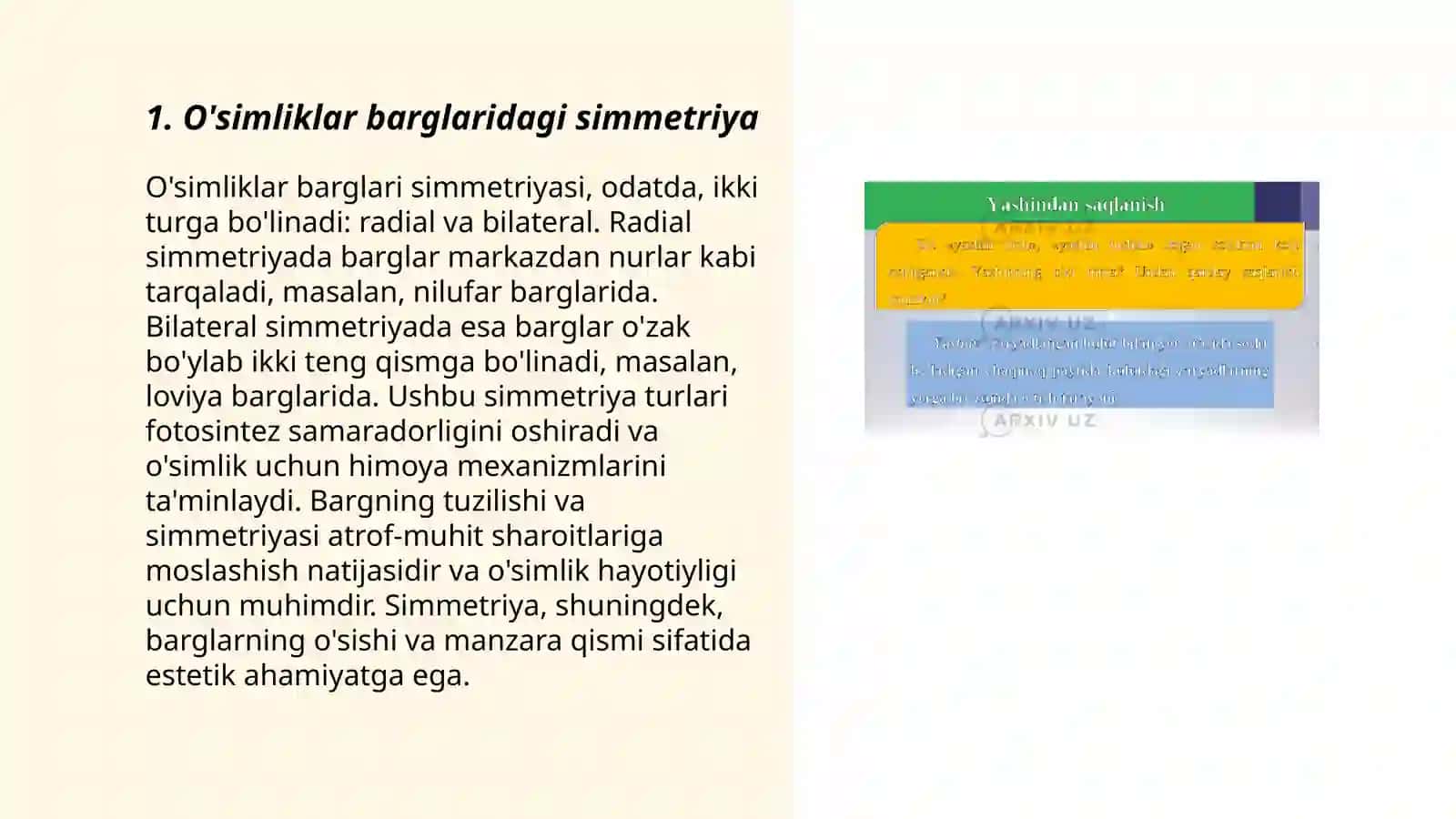 Tabiatdagi simmetriya 3
