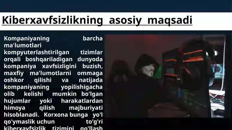 KIBERXAVFSIZLIK MAQSADLARI 3