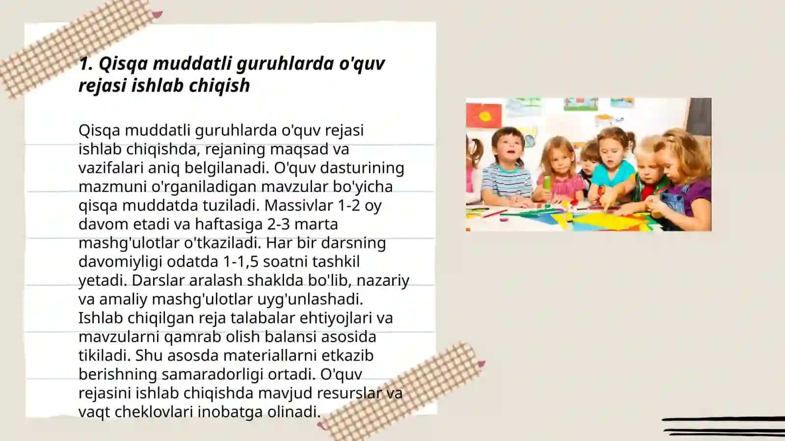 Qisqa muddatli guruhlarda talim-tarbiya jarayoni 3