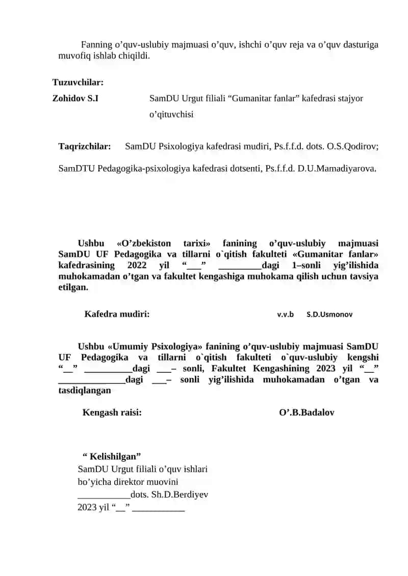 UMUMIY PSIXOLOGIYA MODUL TIZIMI 3