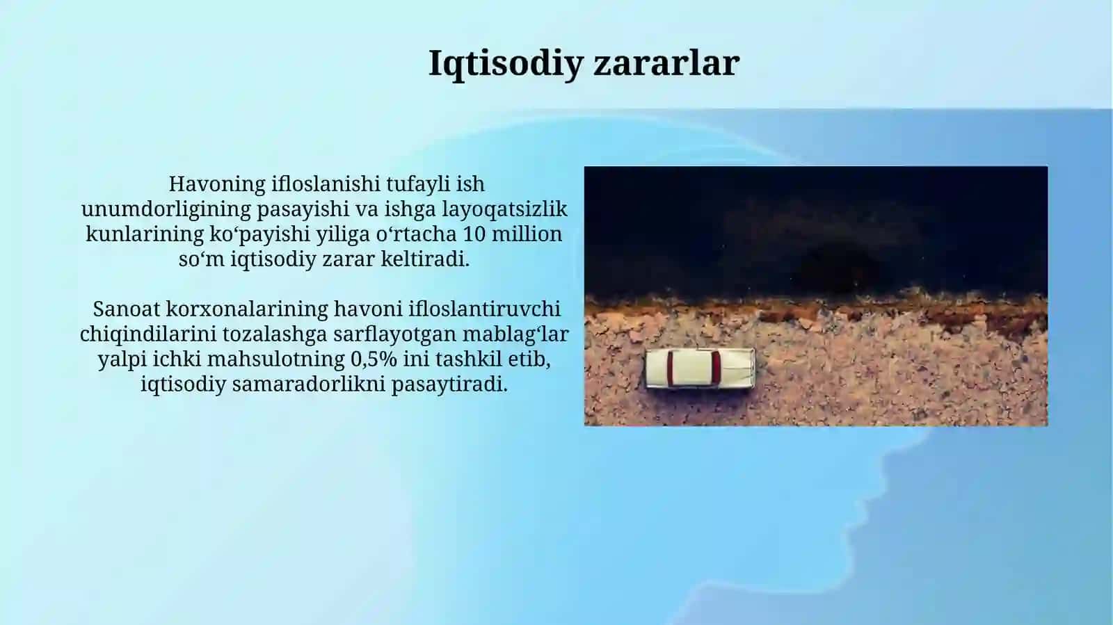 Havoning ifloslanish darajasi 3