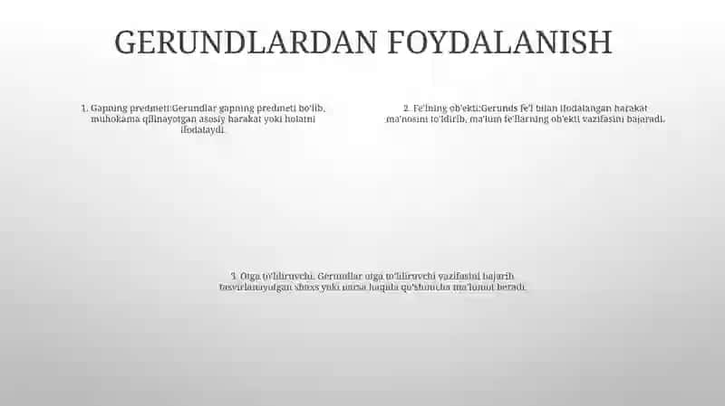 Gerund 3