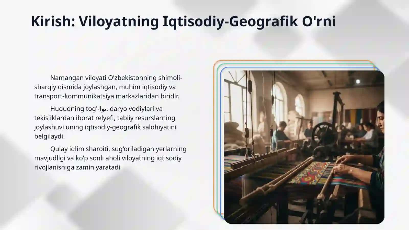 Namagan viloyating iqtisodiy geografik tavsifi 3