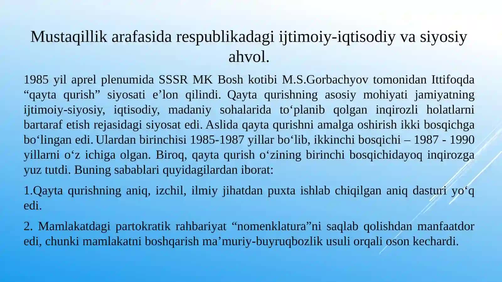 Mustaqil O‘zbekiston Respublikasining Tashkil Topishi va Uning Tarixiy Ahamiyati 3