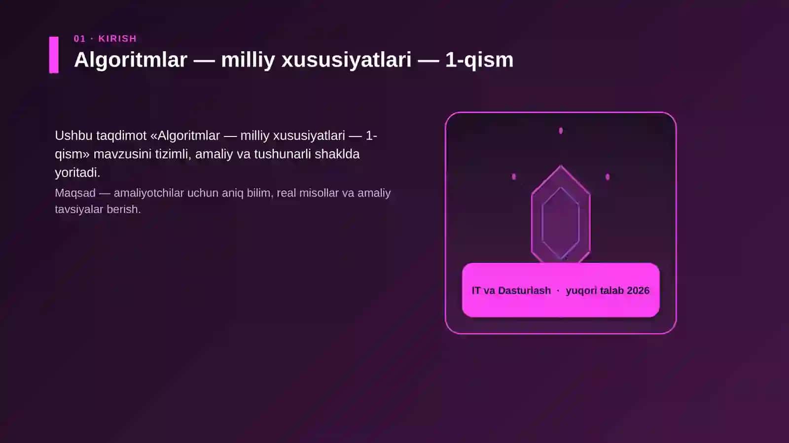 Algoritmlar — milliy xususiyatlari — 1-qism 3