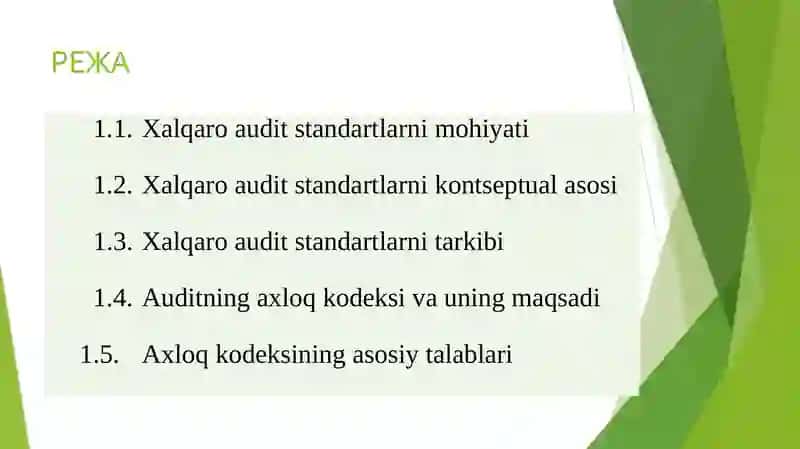 XALQARO AUDIT STANDARTLARINING AHAMIYATI VA VAZIFALARI 3