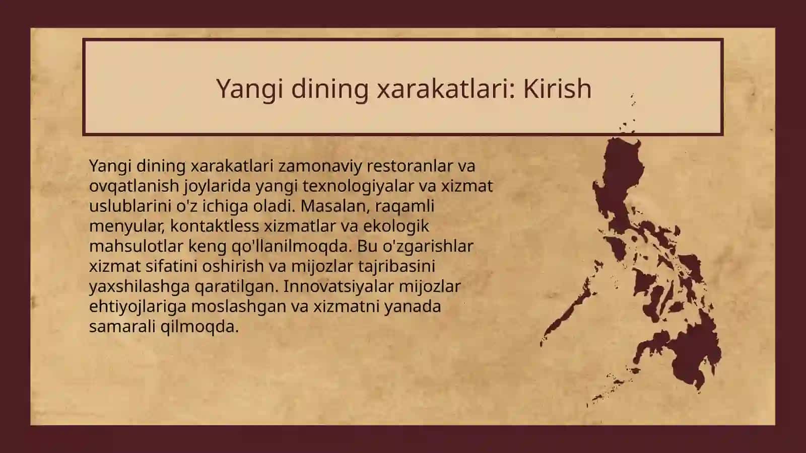 Yangi dining xarakatlarning zamonaviy faoliyat uslublari 3