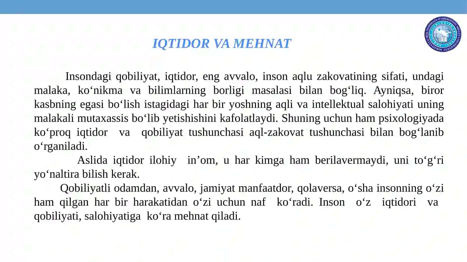 IQTIDOR VA MEHNAT 3