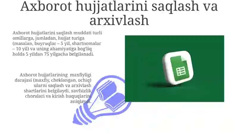Axborot Hujjatlari 3