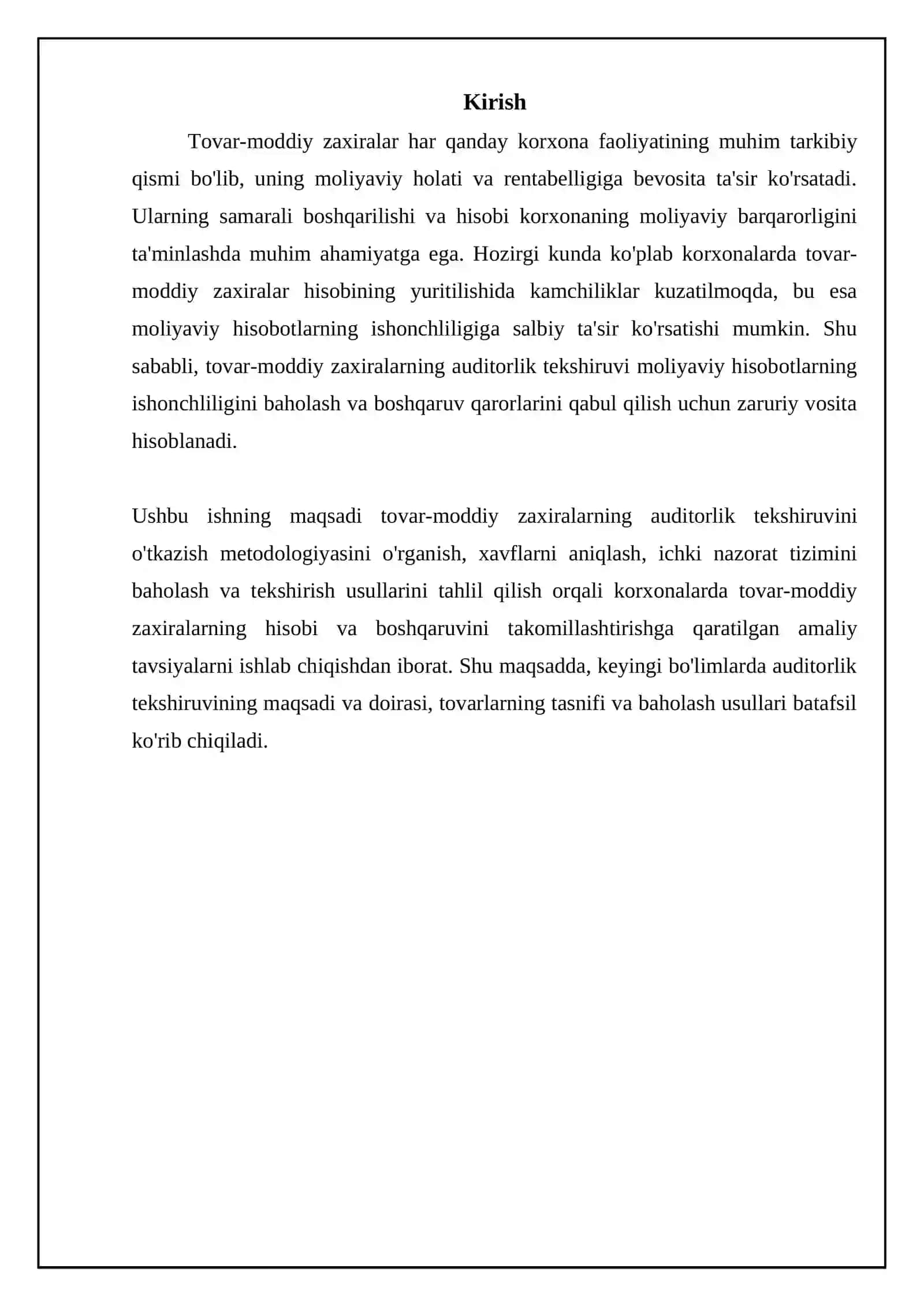 Tovar-moddiy zaxiralar auditi 3