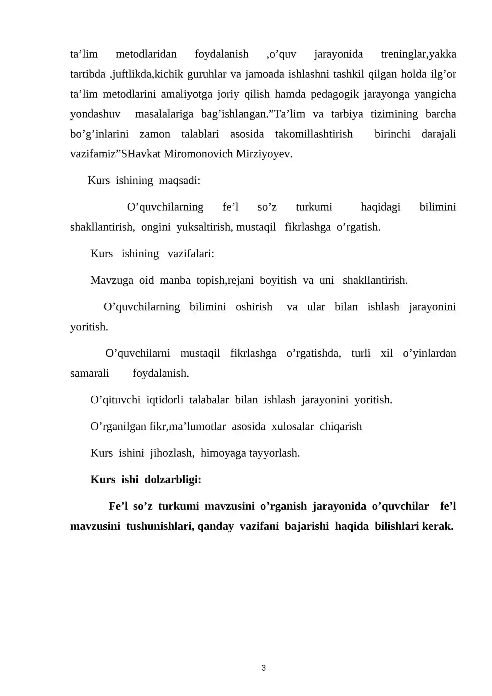 Boshlang’ich sinf ona tili darslarida fe’l ustida ishlash 3