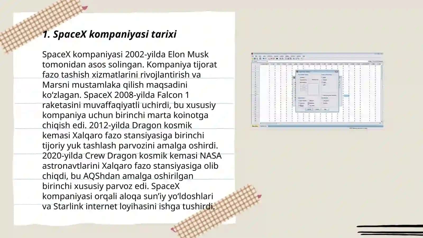SpaceX kompaniyasi tarixi 3
