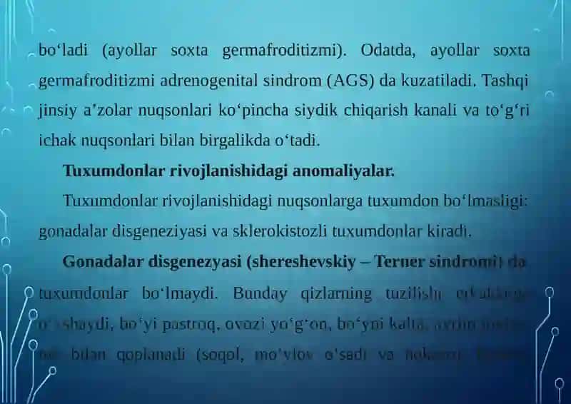 AYOLLAR JINSIY A'ZOLARI RIVOJLANISHI 3