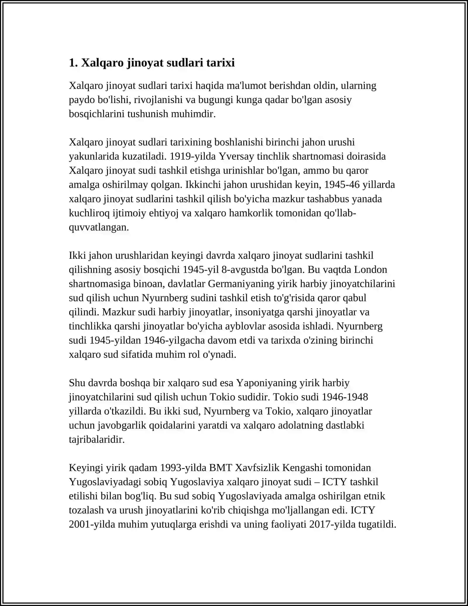 ARALASH XALQARO JINOYAT SUDLARI 3