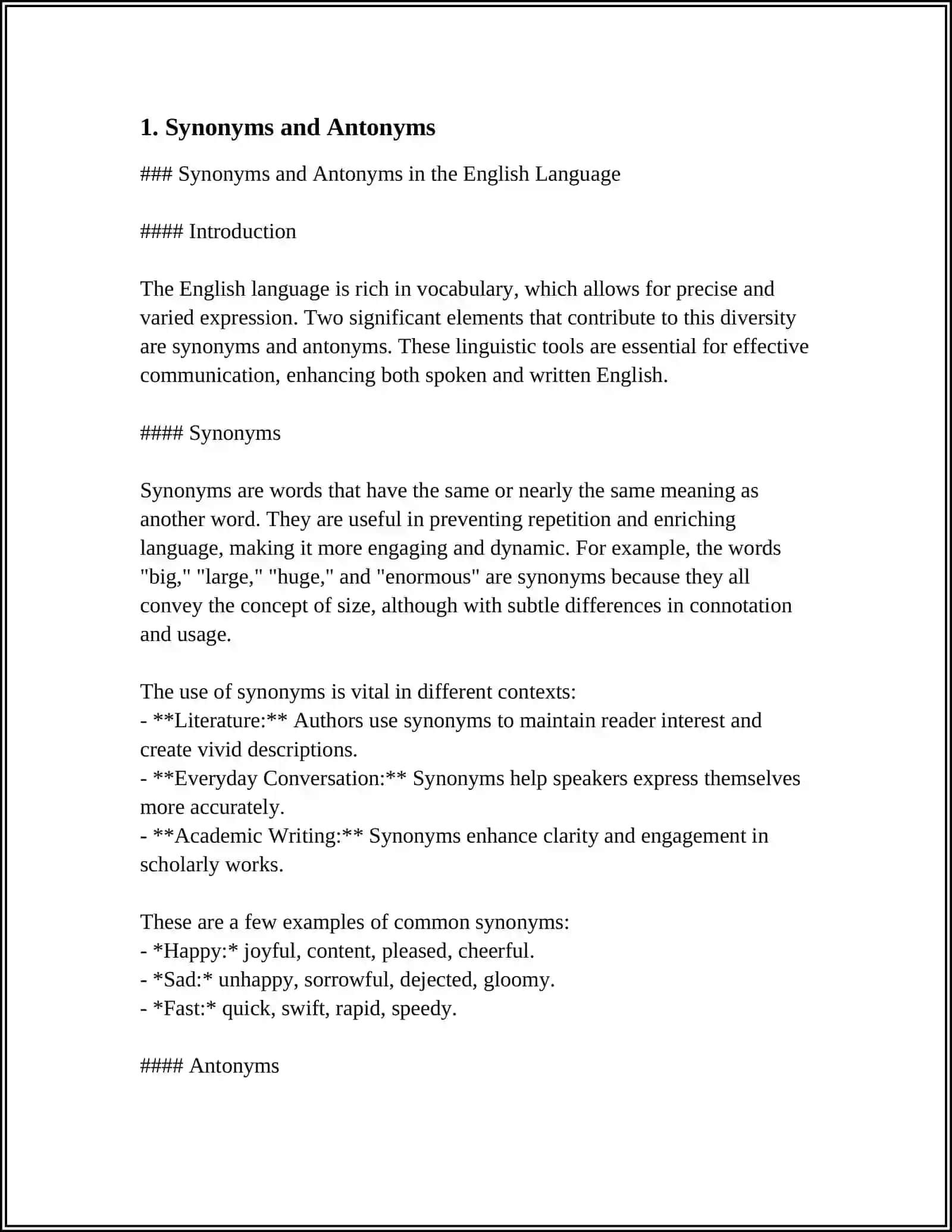 TO IMPROVE SS VOCABLUARY 3