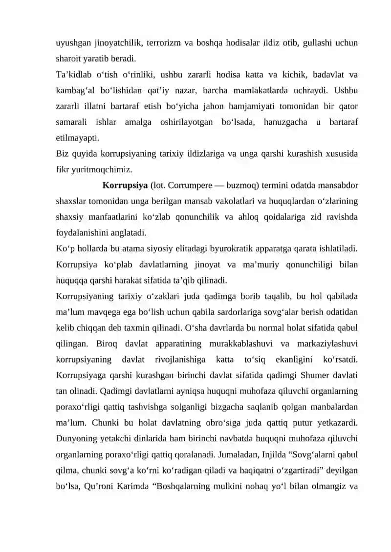 Korrupsiyaga qarshi kurashning jahon tajribasi 3