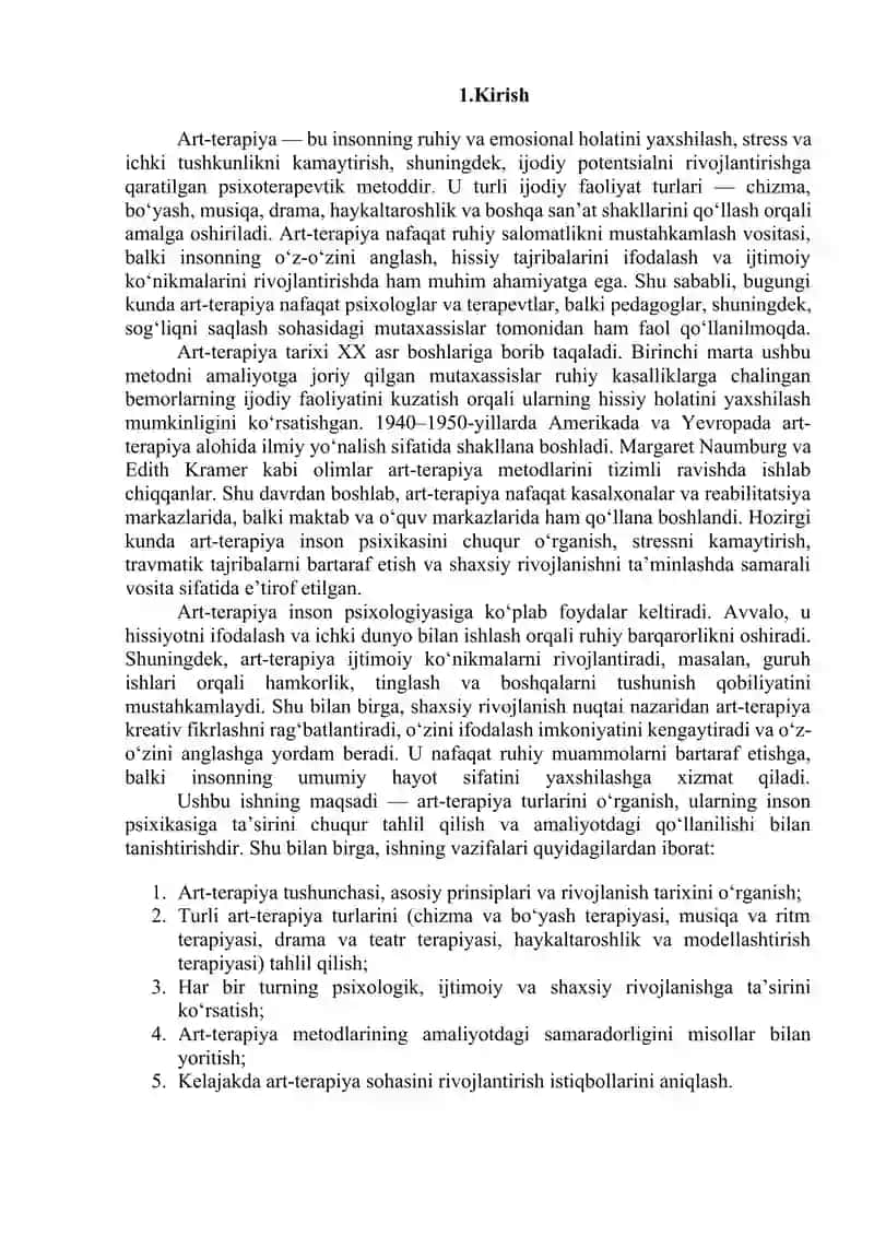 Art terapiya turlari 3